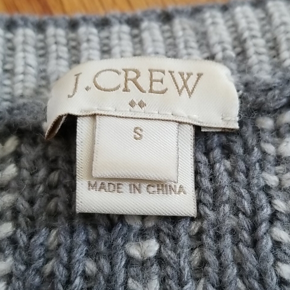 J Crew Tuck Knit Sweater, Wool Blend - Picture 5 of 7